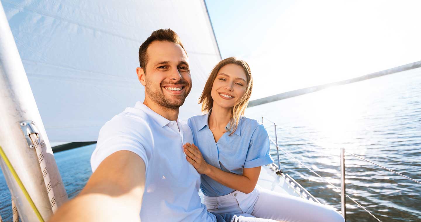 father's day gifts idea Sitting On Deck Enjoying Sailing