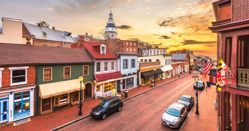 Downtown Street View Annapolis